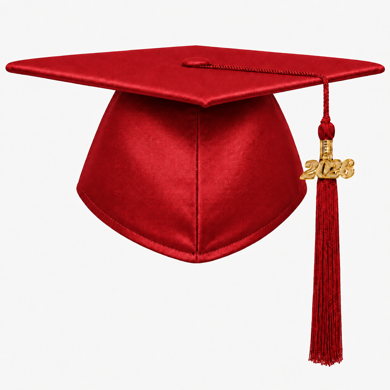 Shiny Adult Graduation Cap with Tassel