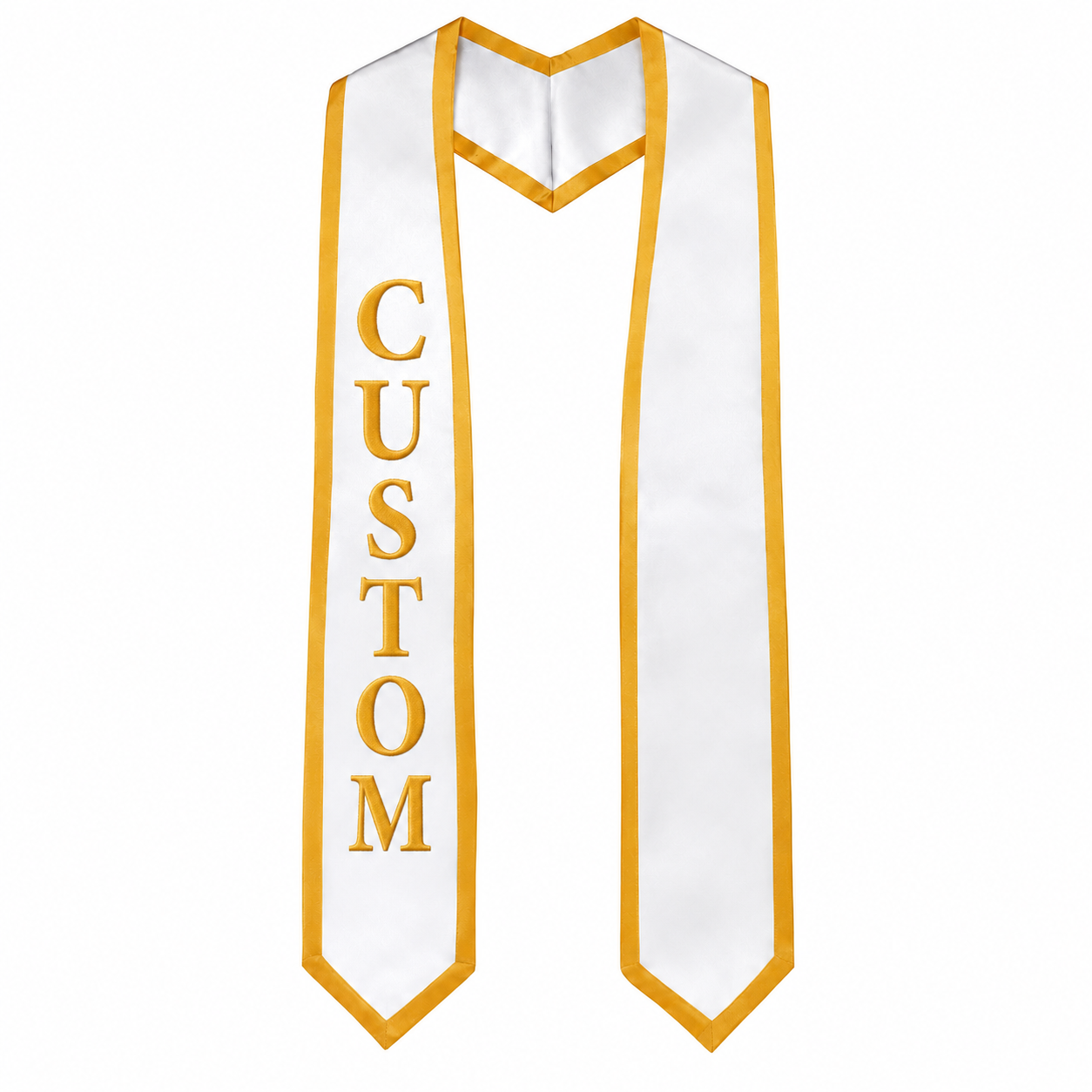 Custom 72-Inch Graduation Stole – Embroidery & Printing