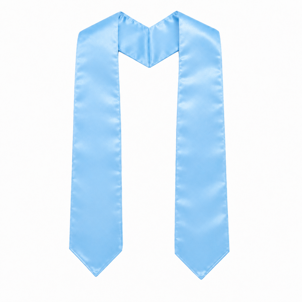 Adult Plain Graduation Stole 60" Satin Sash