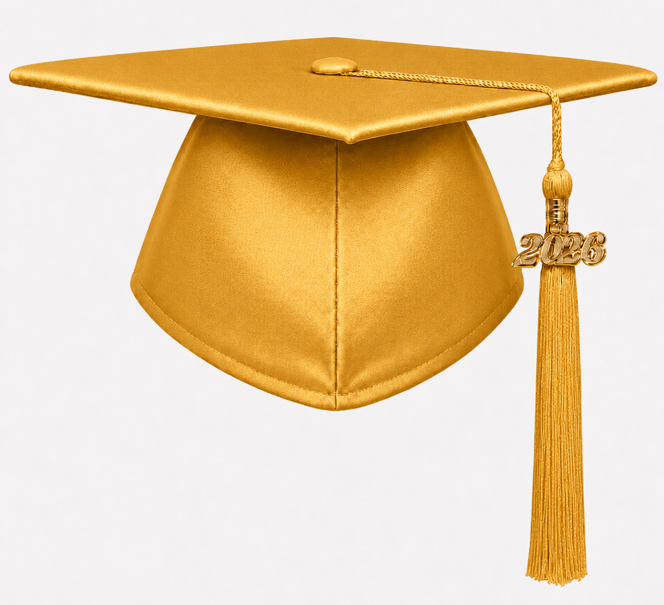 Shiny Adult Graduation Cap with Tassel