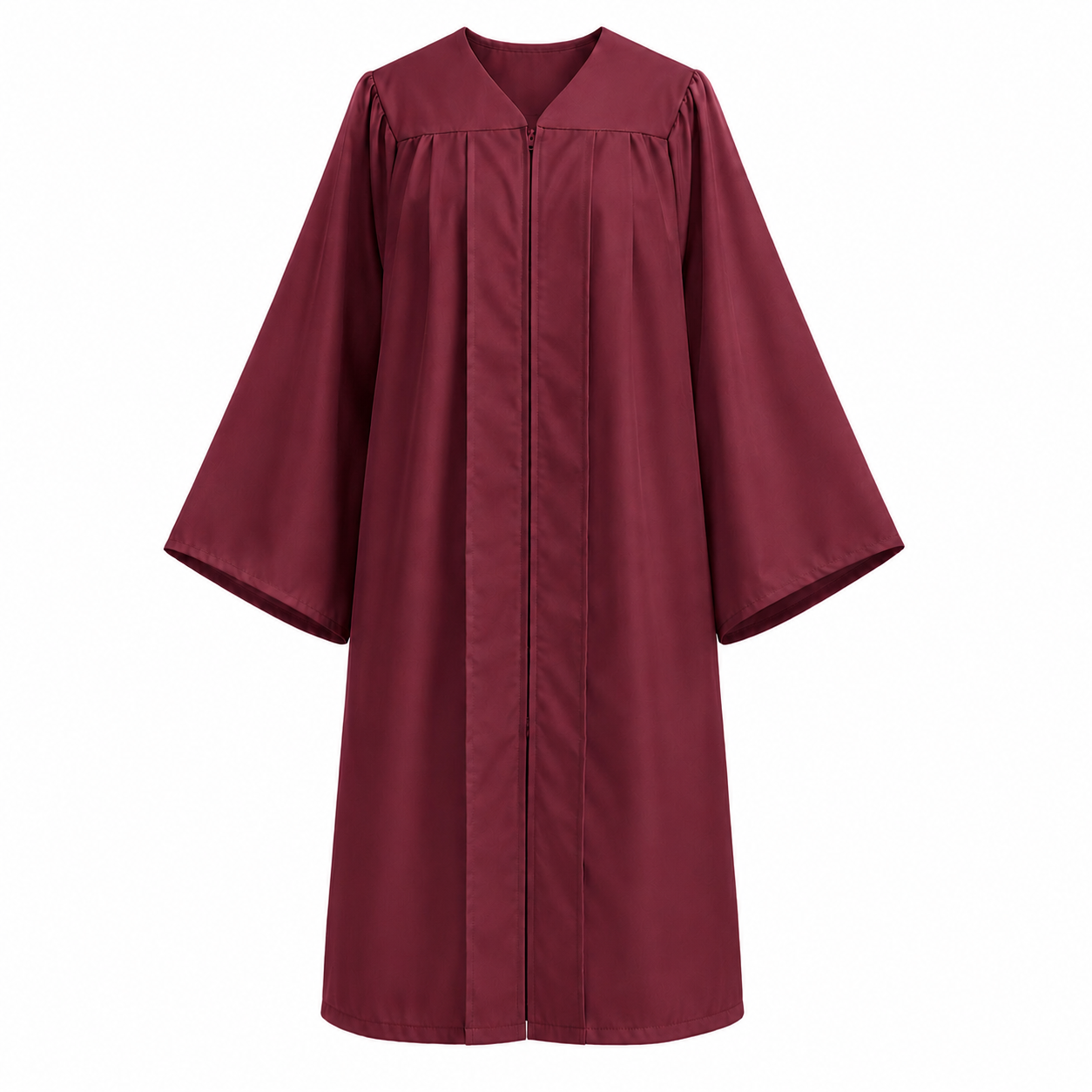 Unisex Matte Graduation Gown for School & Choir Events
