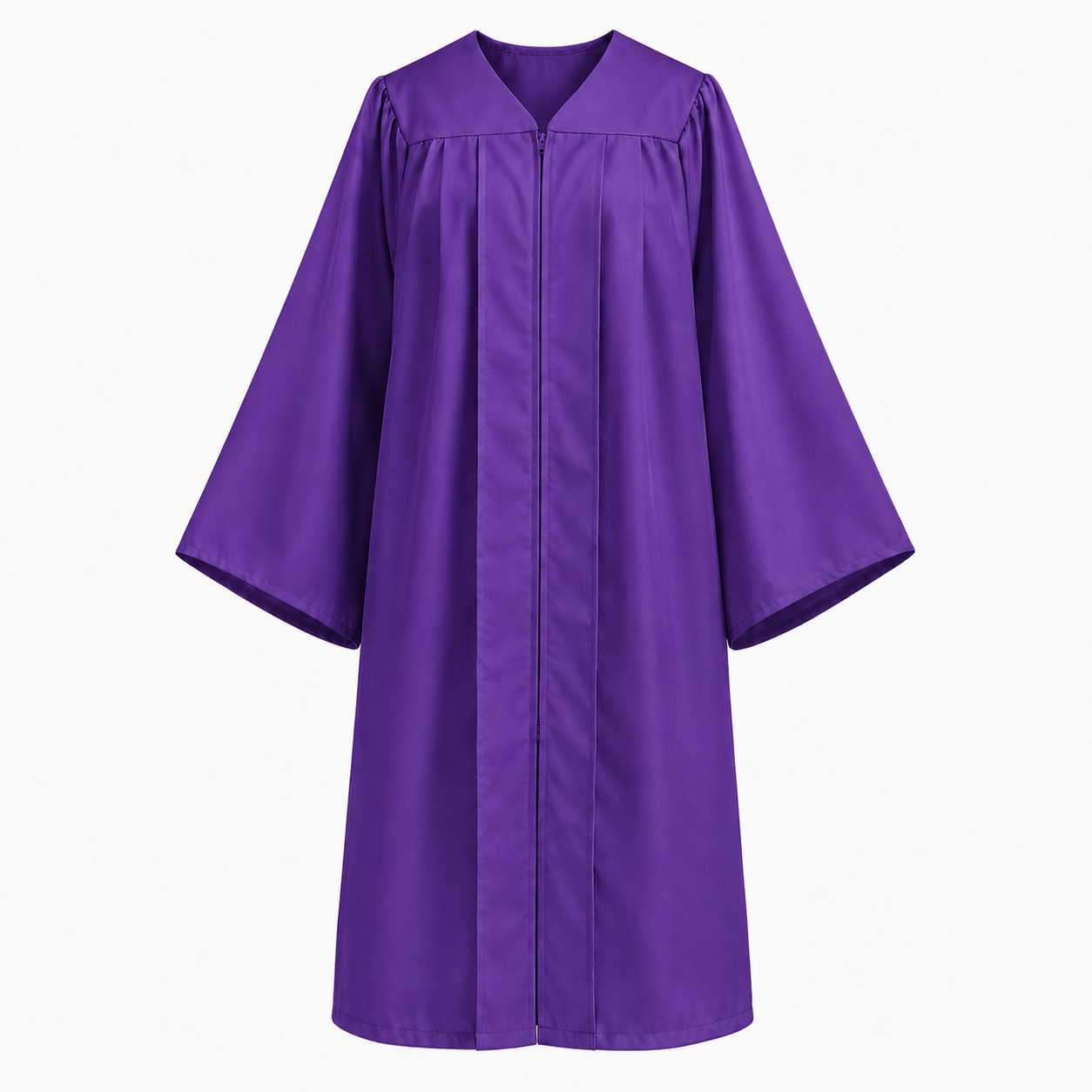 Unisex Matte Graduation Gown for School & Choir Events