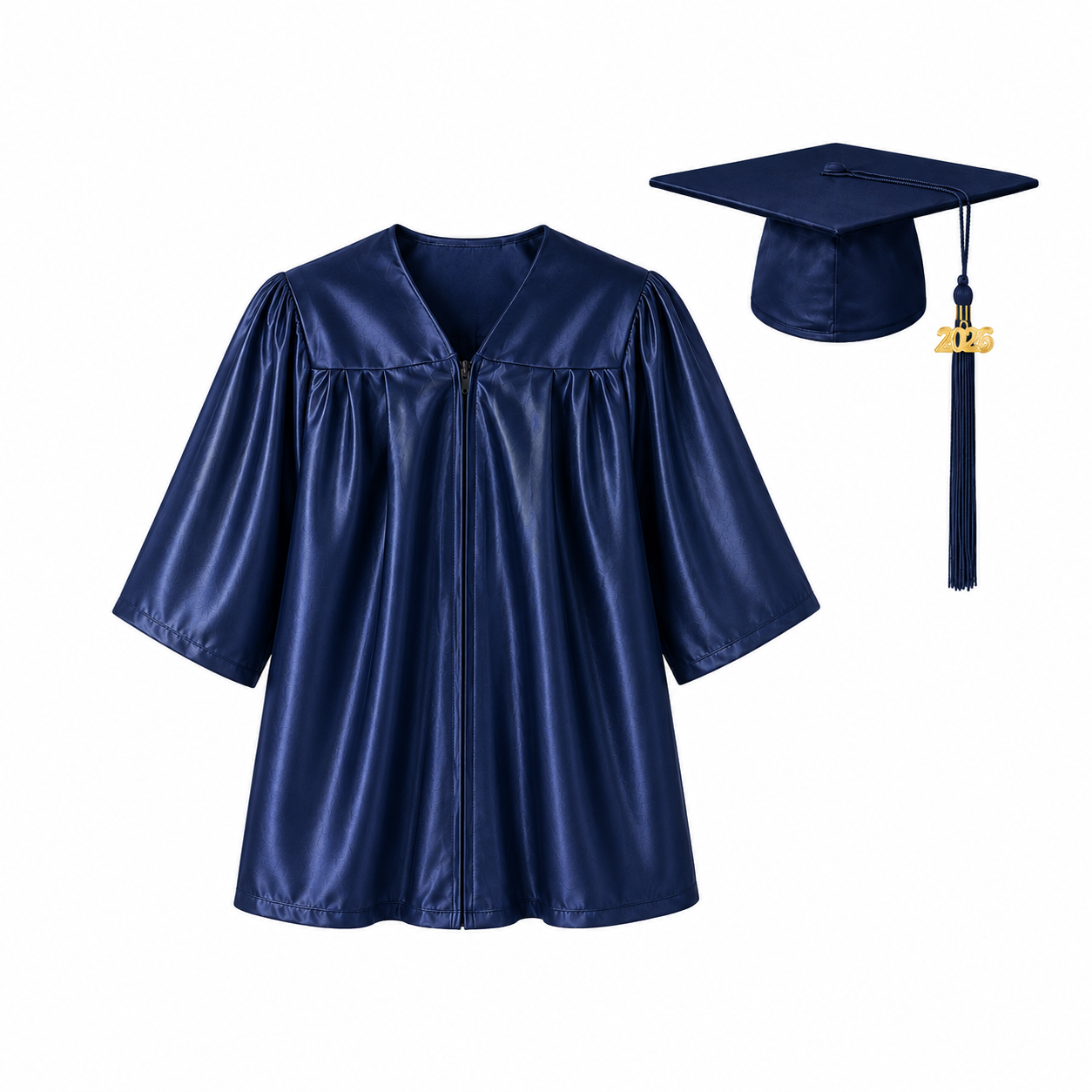 Shiny Graduation Cap & Gown Set for Kindergarten & Preschool