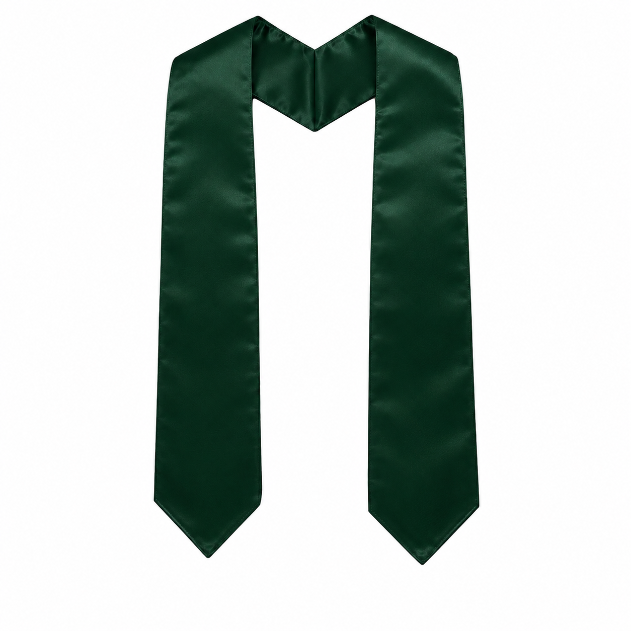 Adult Plain Graduation Stole 60" Satin Sash