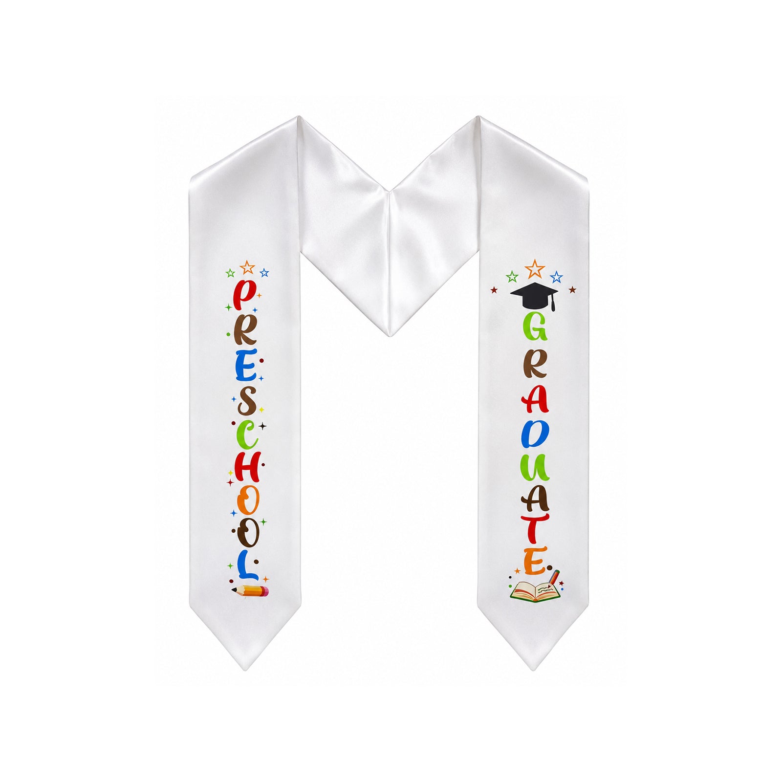 Custom Preschool Graduation Stole – Printed Kids Sash