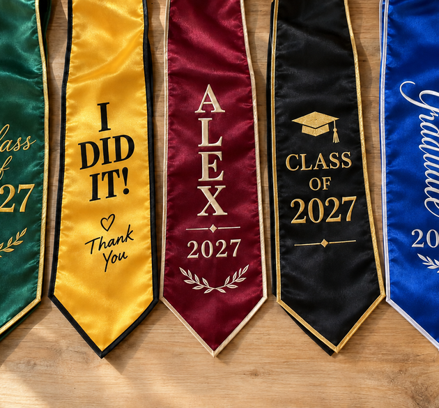How to Customize Your Graduation Stole