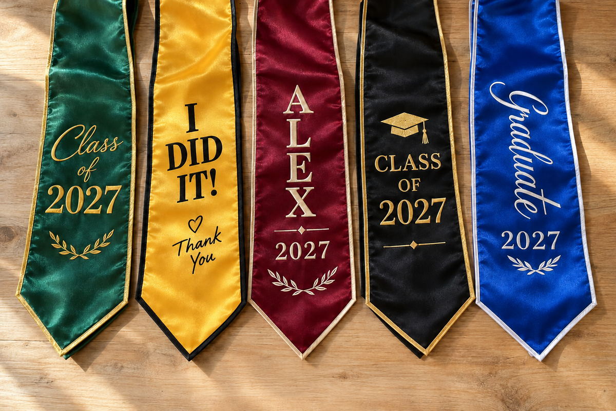 How to Customize Your Graduation Stole