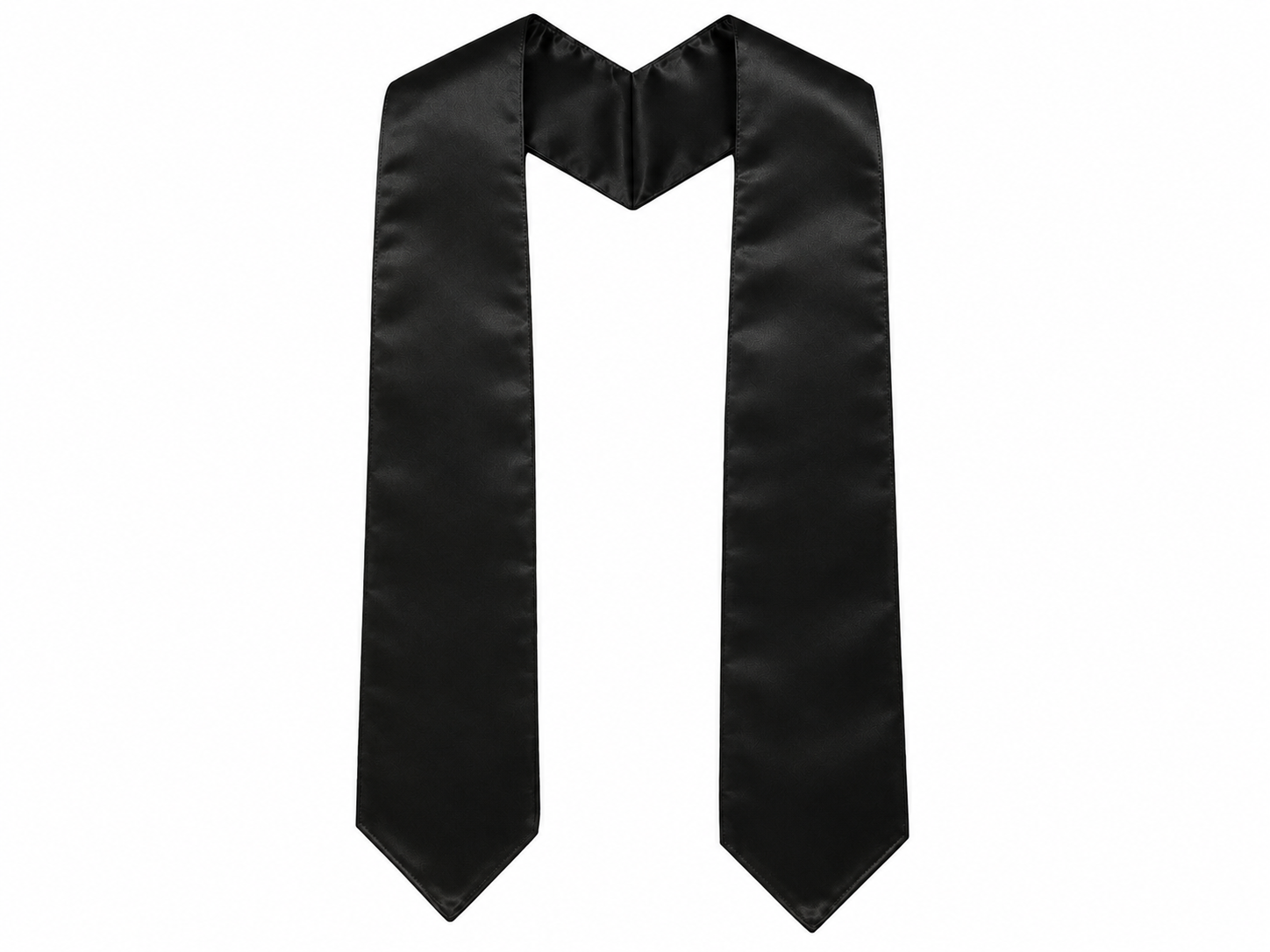 Adult Plain Graduation Stole 60" Satin Sash