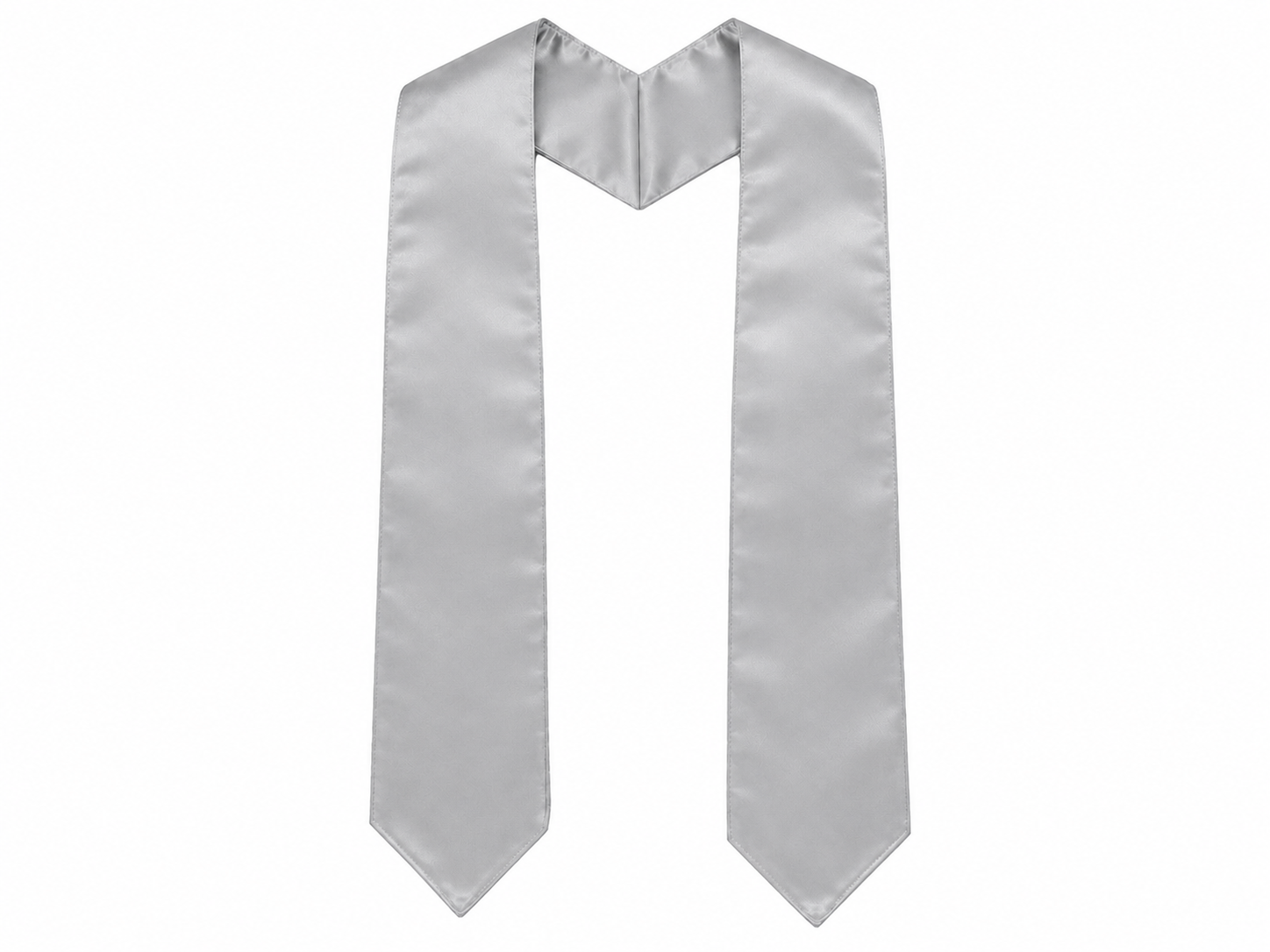 Adult Plain Graduation Stole 60" Satin Sash