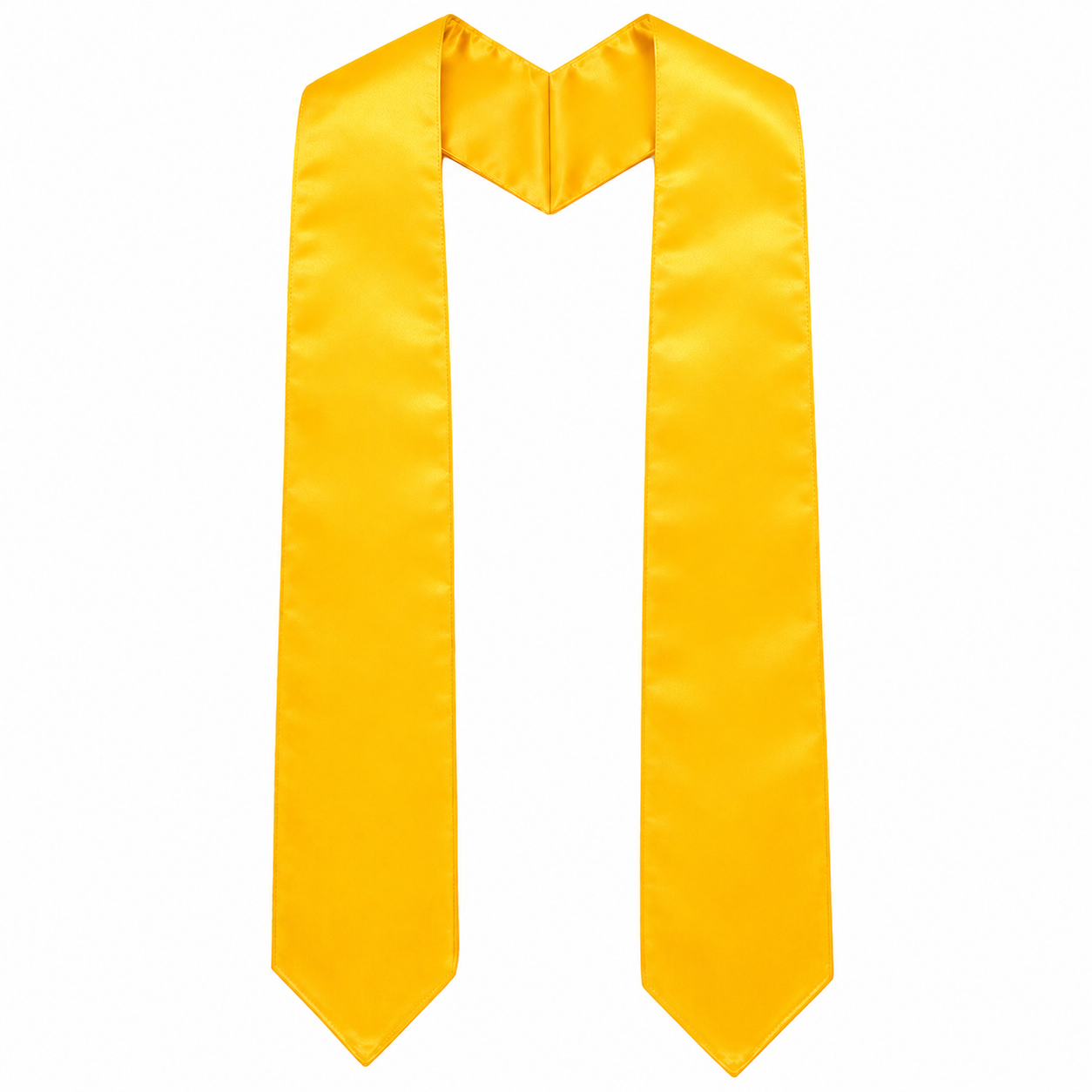 Adult Plain Graduation Stole 60" Satin Sash