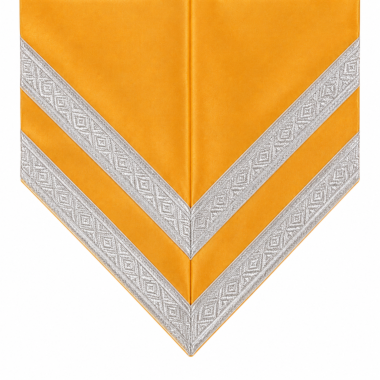 Adult Choir Robe with Gold Satin Panel – Unisex Church Gown