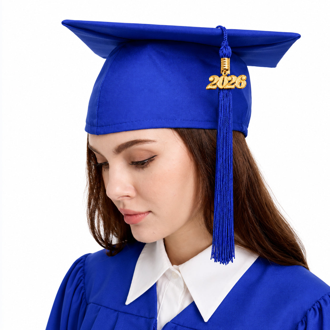 Matte Adult Graduation Cap with Tassel