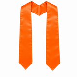 Adult Plain Graduation Stole 60" Satin Sash