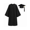 Unisex Matte Graduation Gown Set with Cap & Tassel