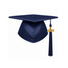 Shiny Adult Graduation Cap with Tassel