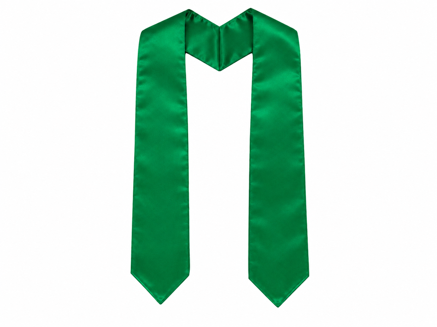 Adult Plain Graduation Stole 60" Satin Sash