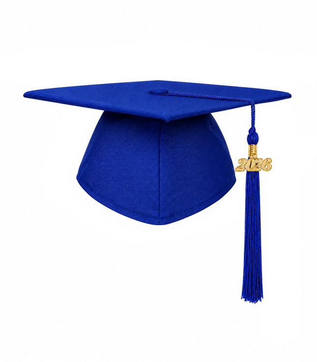 Matte Adult Graduation Cap with Tassel