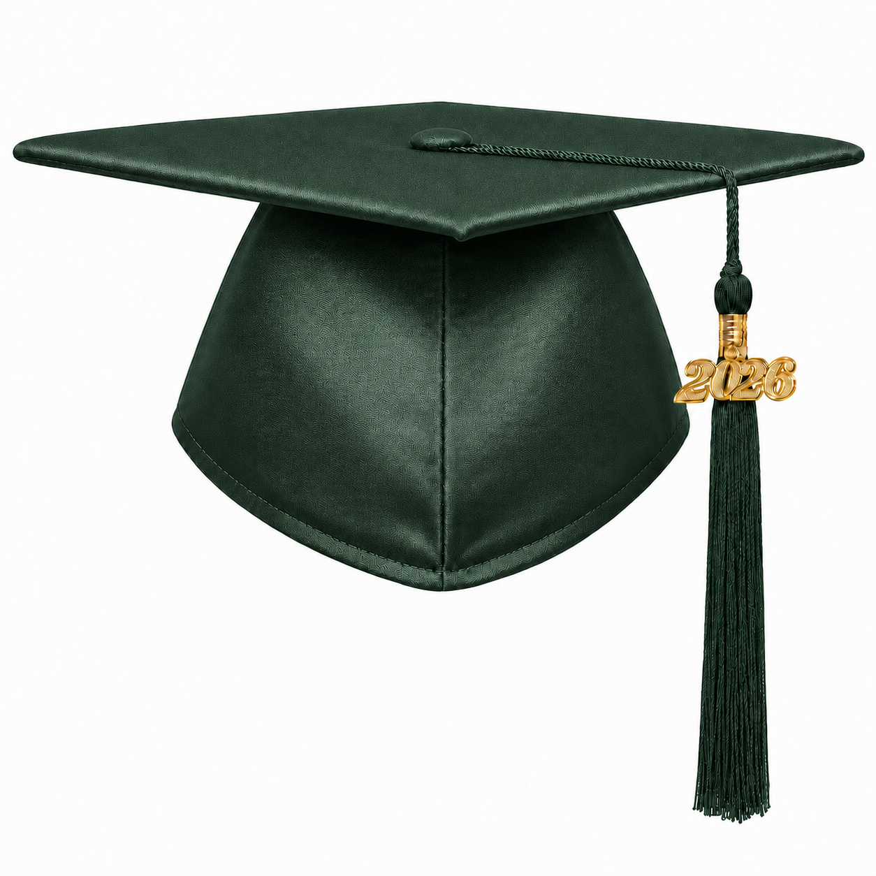 Shiny Adult Graduation Cap with Tassel