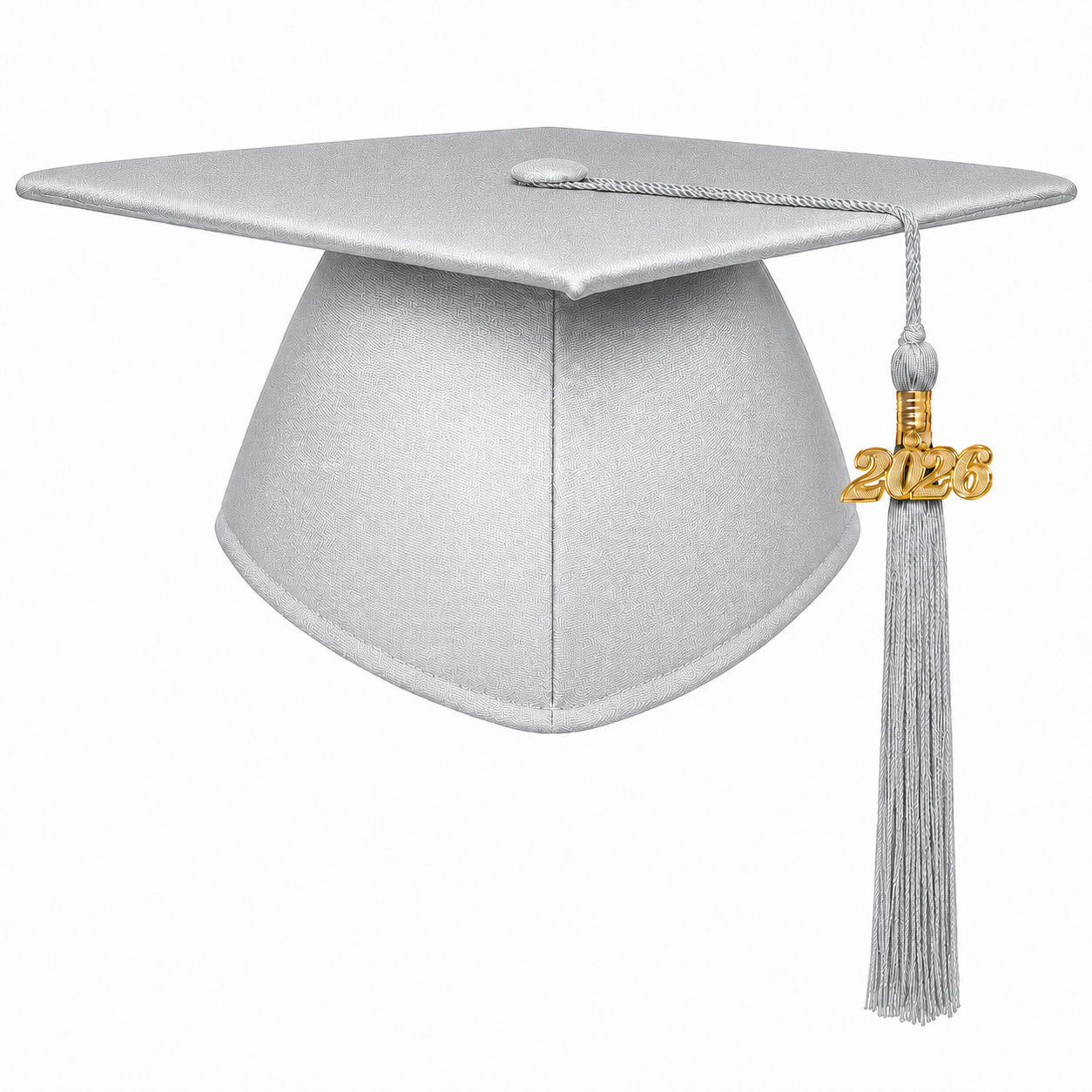 Shiny Adult Graduation Cap with Tassel