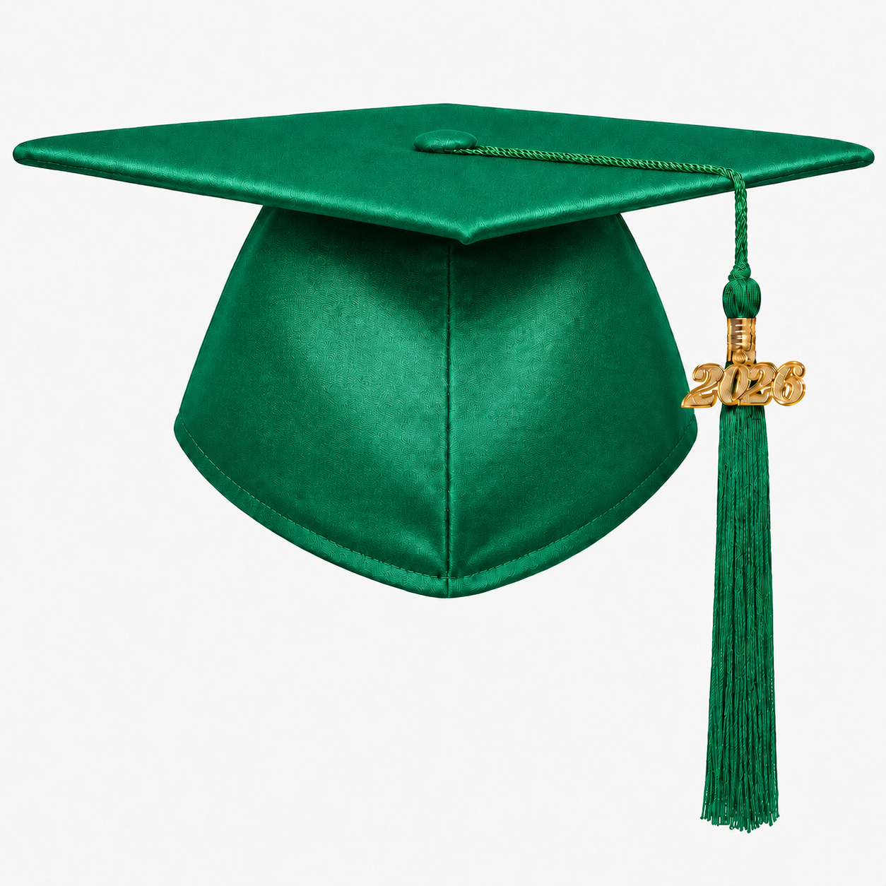 Shiny Adult Graduation Cap with Tassel
