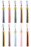 Two-Color Graduation Tassel with Gold Year Charm