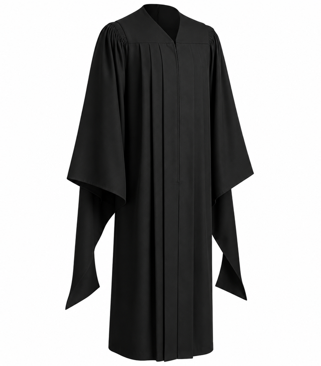 Master’s Graduation Gown – Deluxe Matte Academic Robe