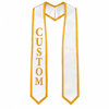 Custom 72-Inch Graduation Stole – Embroidery & Printing