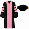 Doctoral Graduation Gown & Tam Set – Velvet Panels