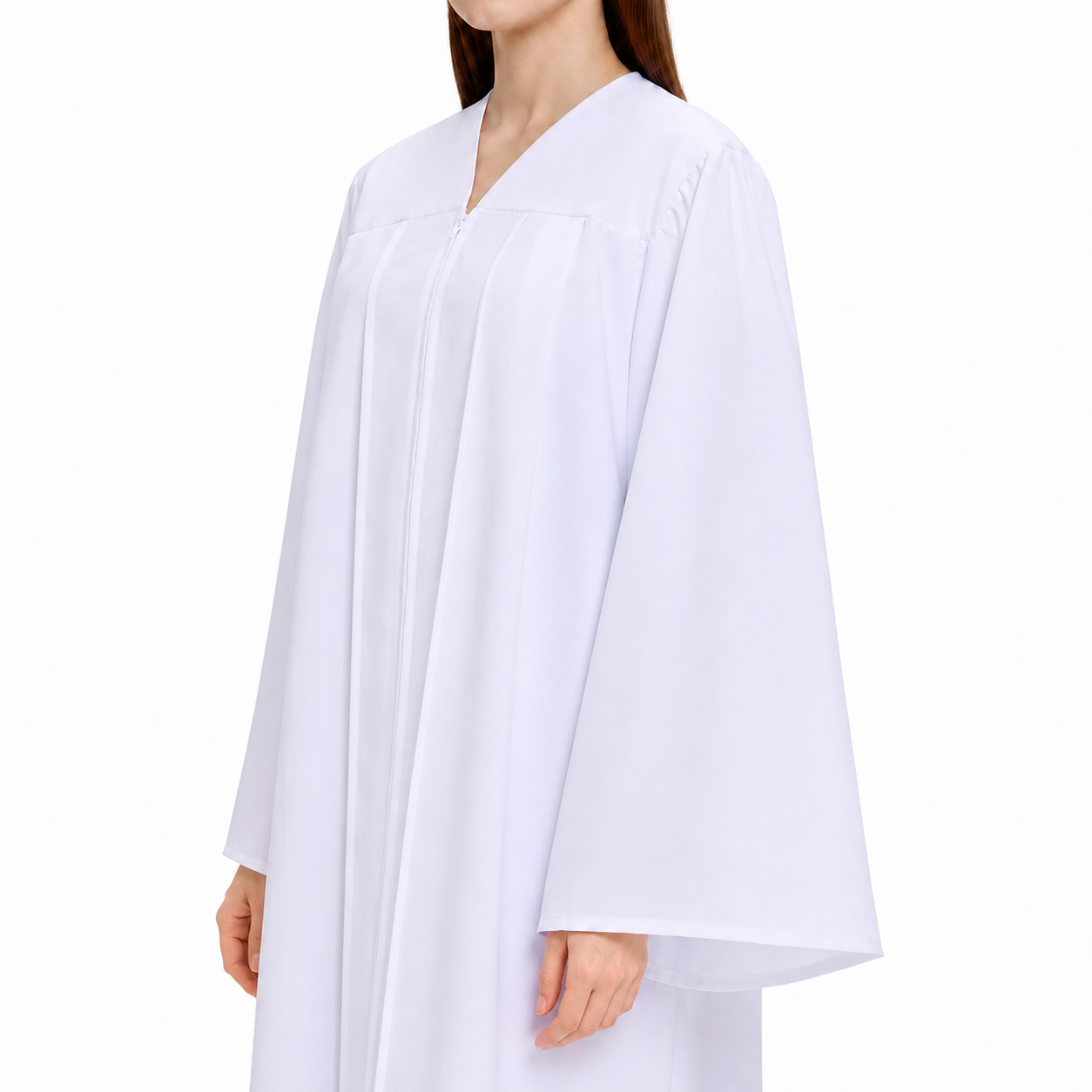 Unisex Matte Graduation Gown for School & Choir Events