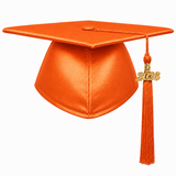 Shiny Adult Graduation Cap with Tassel