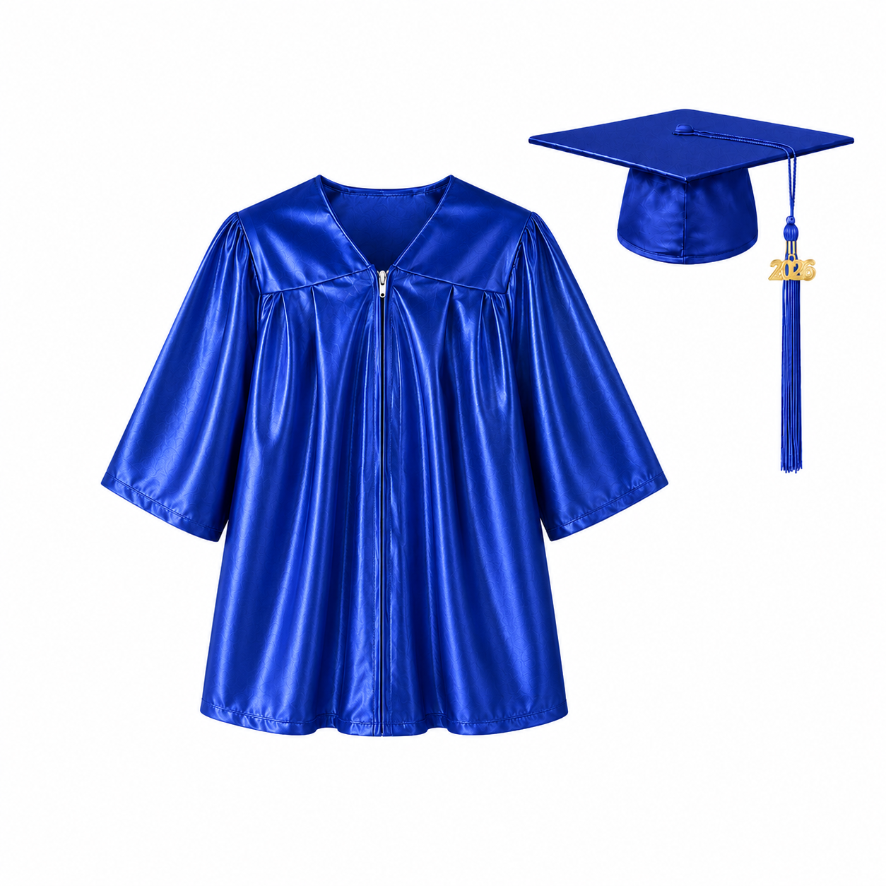 Shiny Graduation Cap & Gown Set for Kindergarten & Preschool