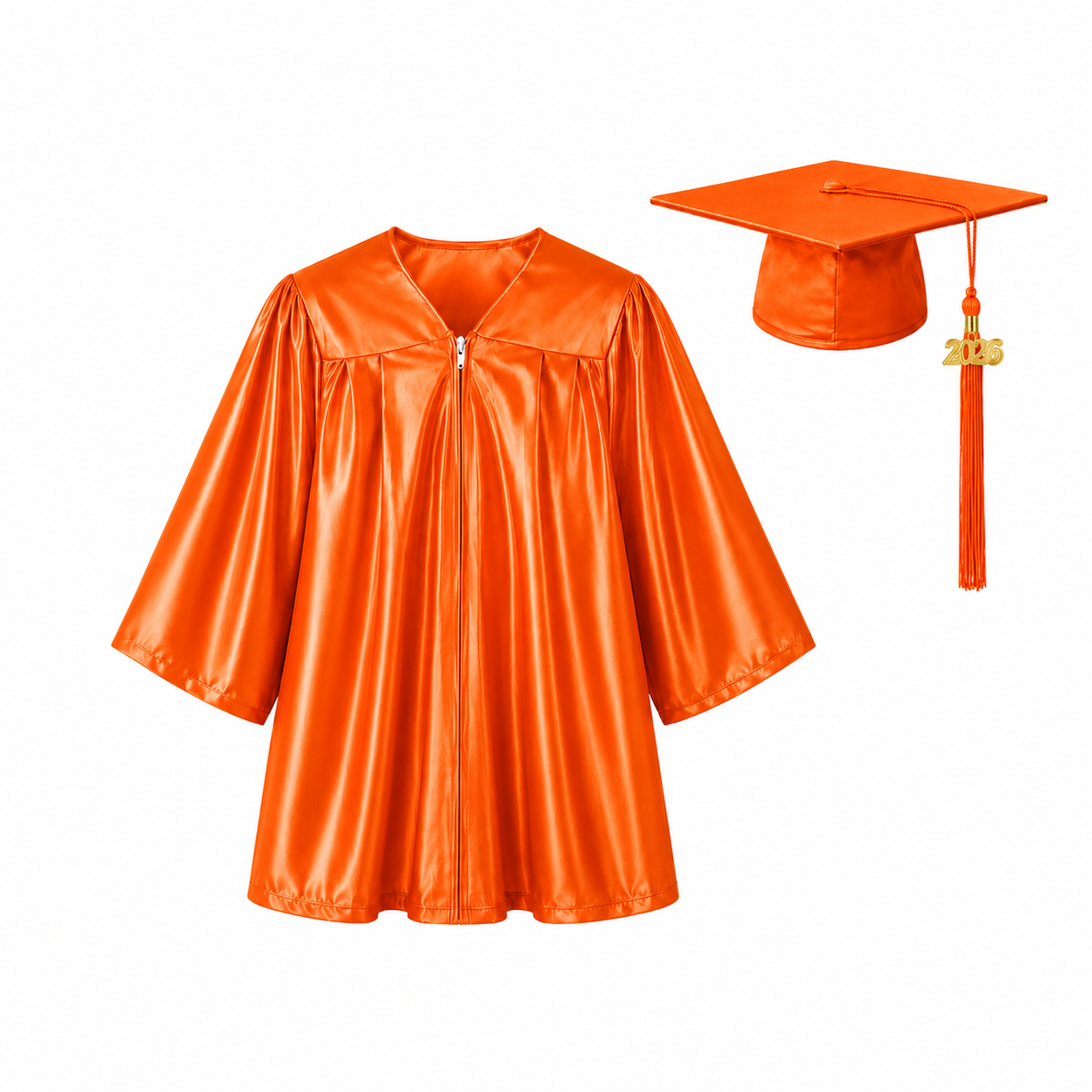 Shiny Graduation Cap & Gown Set for Kindergarten & Preschool