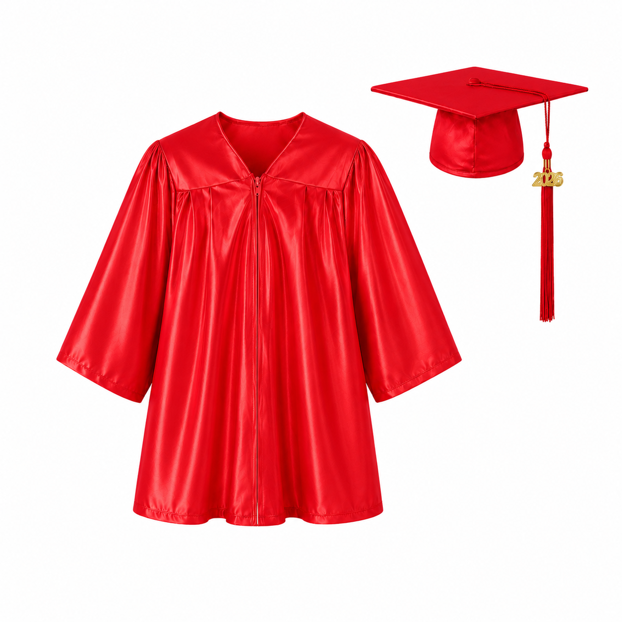 Shiny Graduation Cap & Gown Set for Kindergarten & Preschool