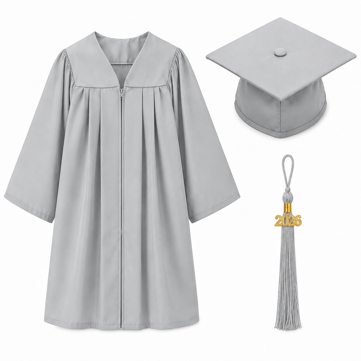 Matte Graduation Cap & Gown Set for Kindergarten & Preschool