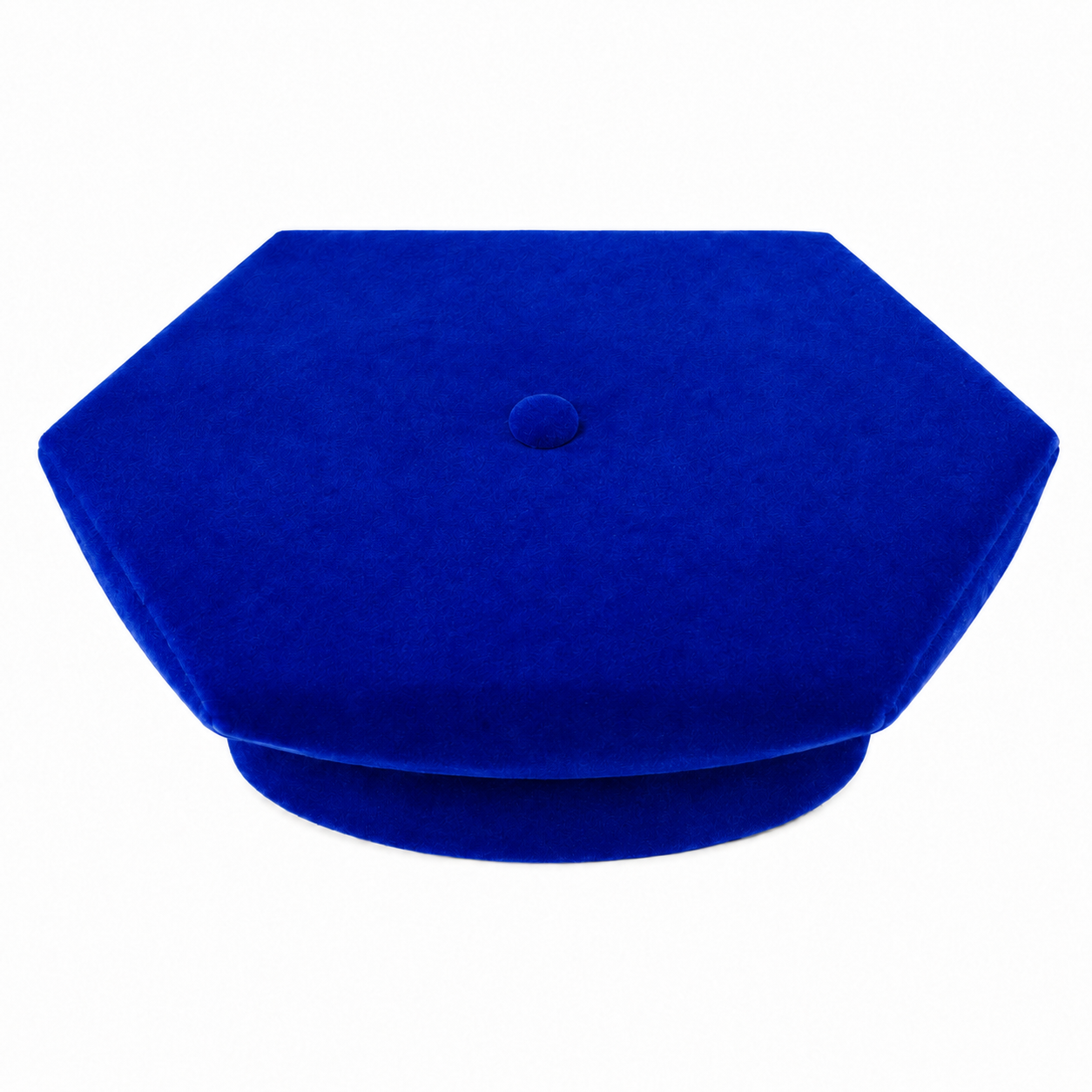 Black Velvet 8-Sided Doctoral Tam – Academic Graduation Cap