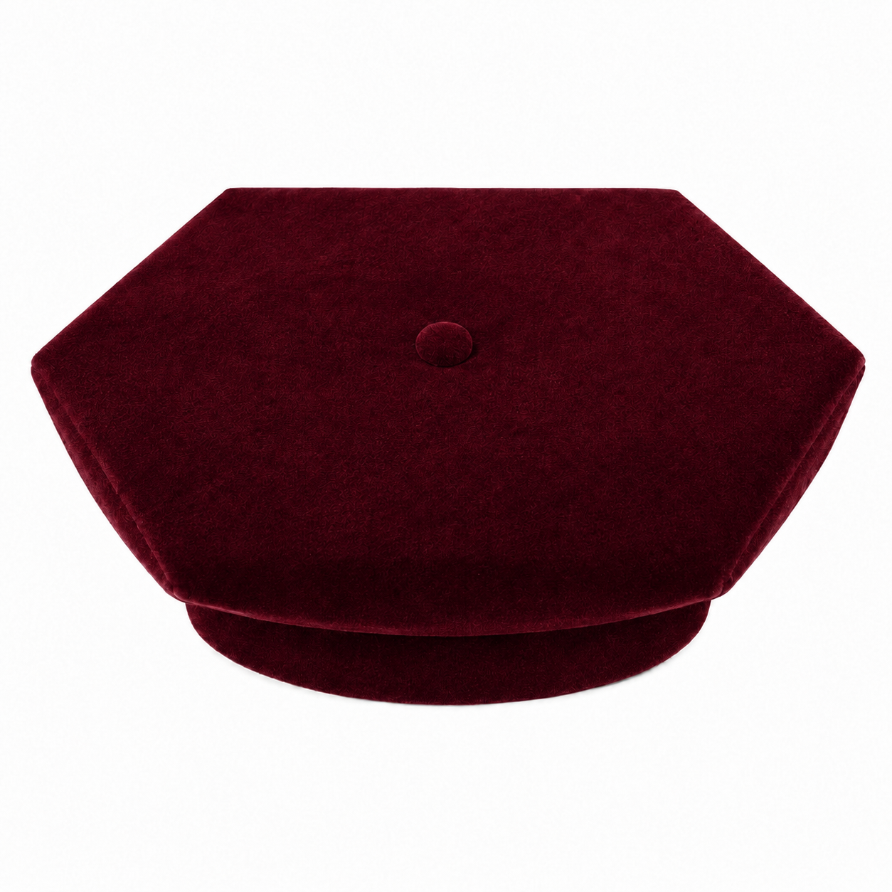 Black Velvet 8-Sided Doctoral Tam – Academic Graduation Cap