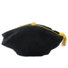 Velvet 8"Sided Doctoral Tam Graduation Cap with Gold Tassel