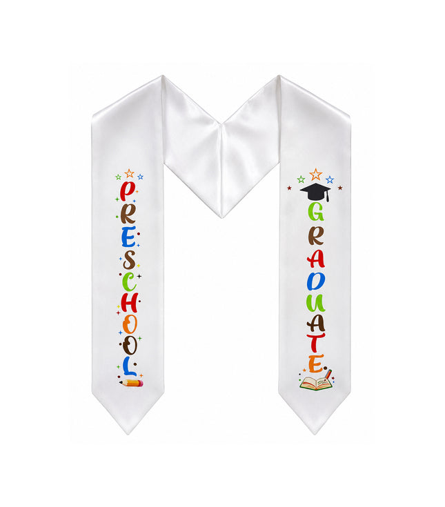 Custom Preschool Graduation Stole – Printed Kids Sash