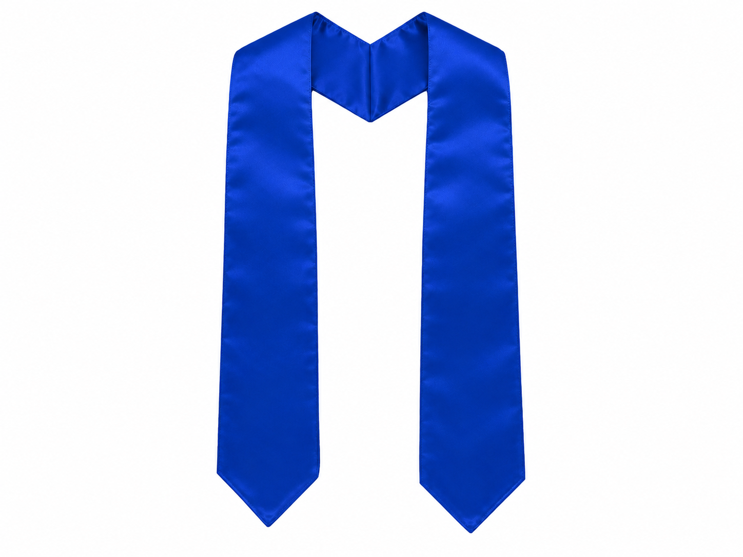 Adult Plain Graduation Stole 60" Satin Sash